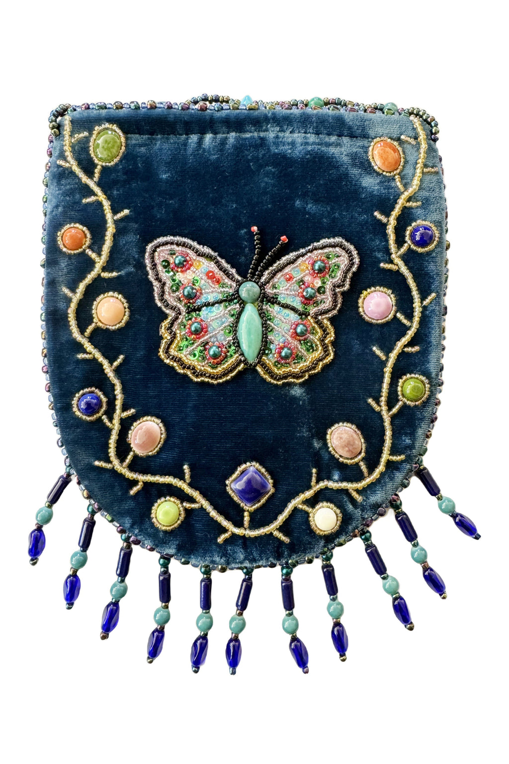 Butterfly Pattern Velvet Crossbody Bag MUG-Butterfly - view 11