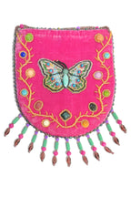 Butterfly Pattern Velvet Crossbody Bag MUG-Butterfly