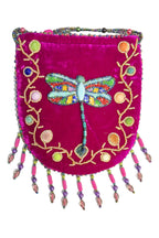 Dragonfly Pattern Velvet Crossbody MUG-Dragonfly - view 5