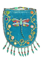 Dragonfly Pattern Velvet Crossbody MUG-Dragonfly - view 3