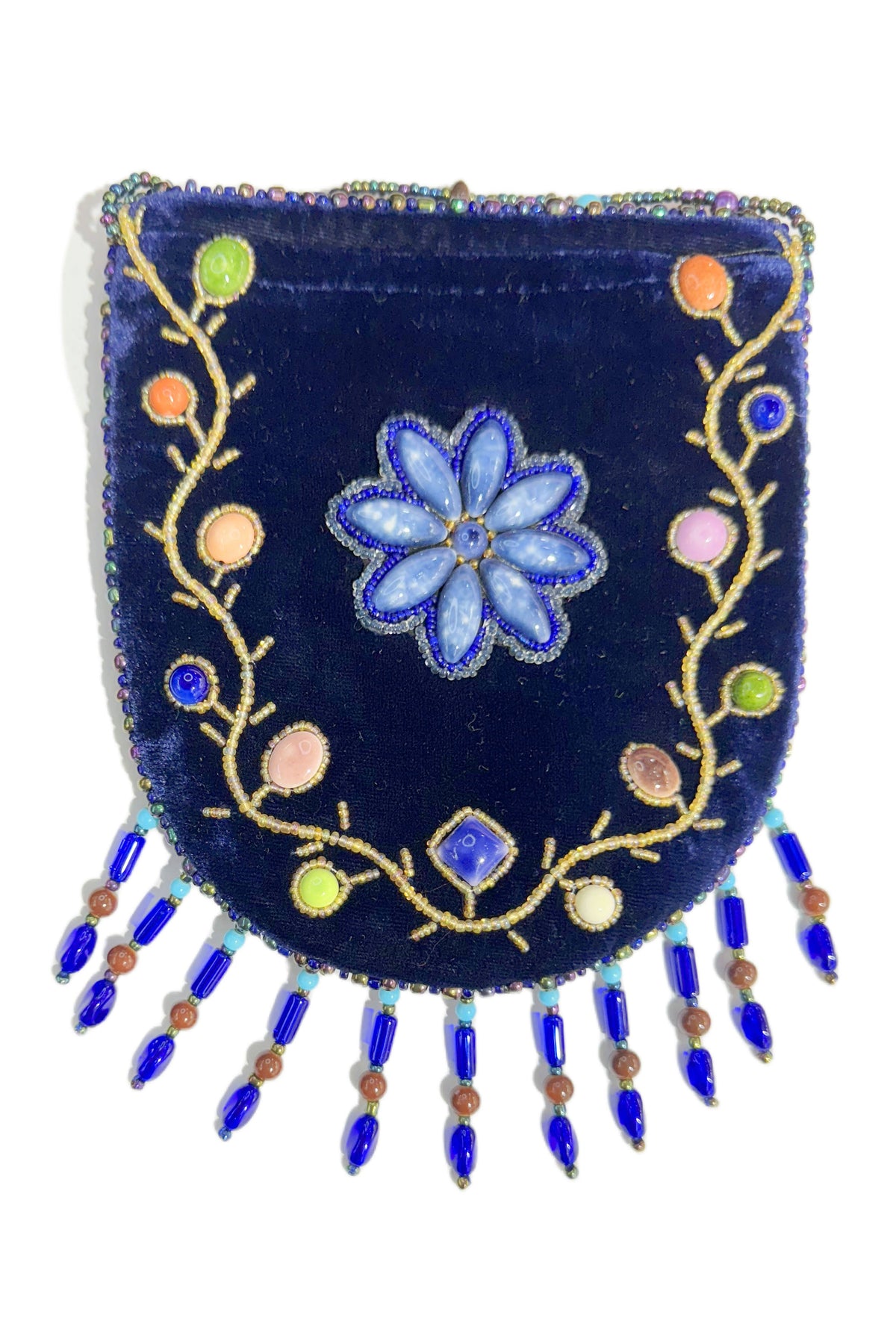 Floral Pattern Velvet Crossbody MUG-Flower - view 5