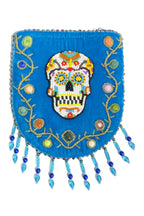 Skull Pattern Velvet Crossbody MUG - view 6