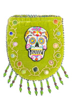 Skull Pattern Velvet Crossbody MUG - view 2