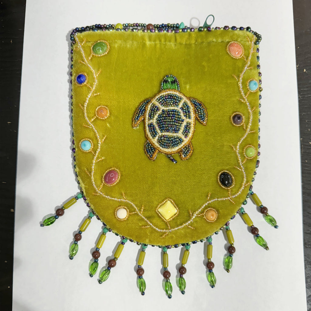Turtle Pattern Velvet Crossbody MUG - view 8