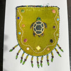 Turtle Pattern Velvet Crossbody MUG - view 8