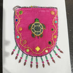Turtle Pattern Velvet Crossbody MUG - view 9