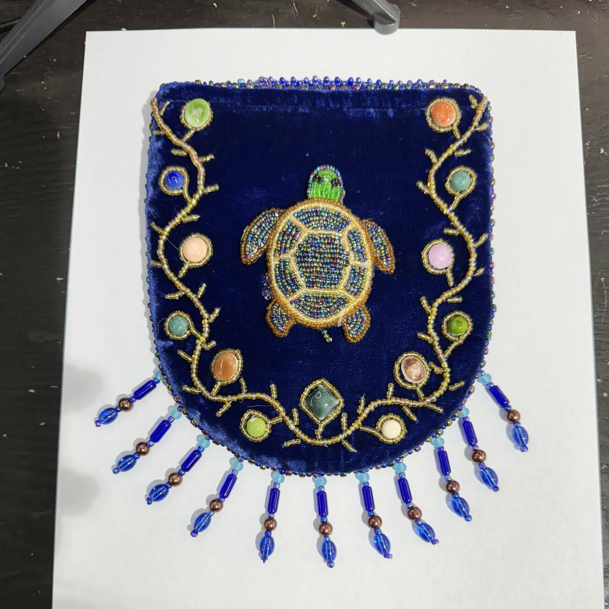 Turtle Pattern Velvet Crossbody MUG - view 13