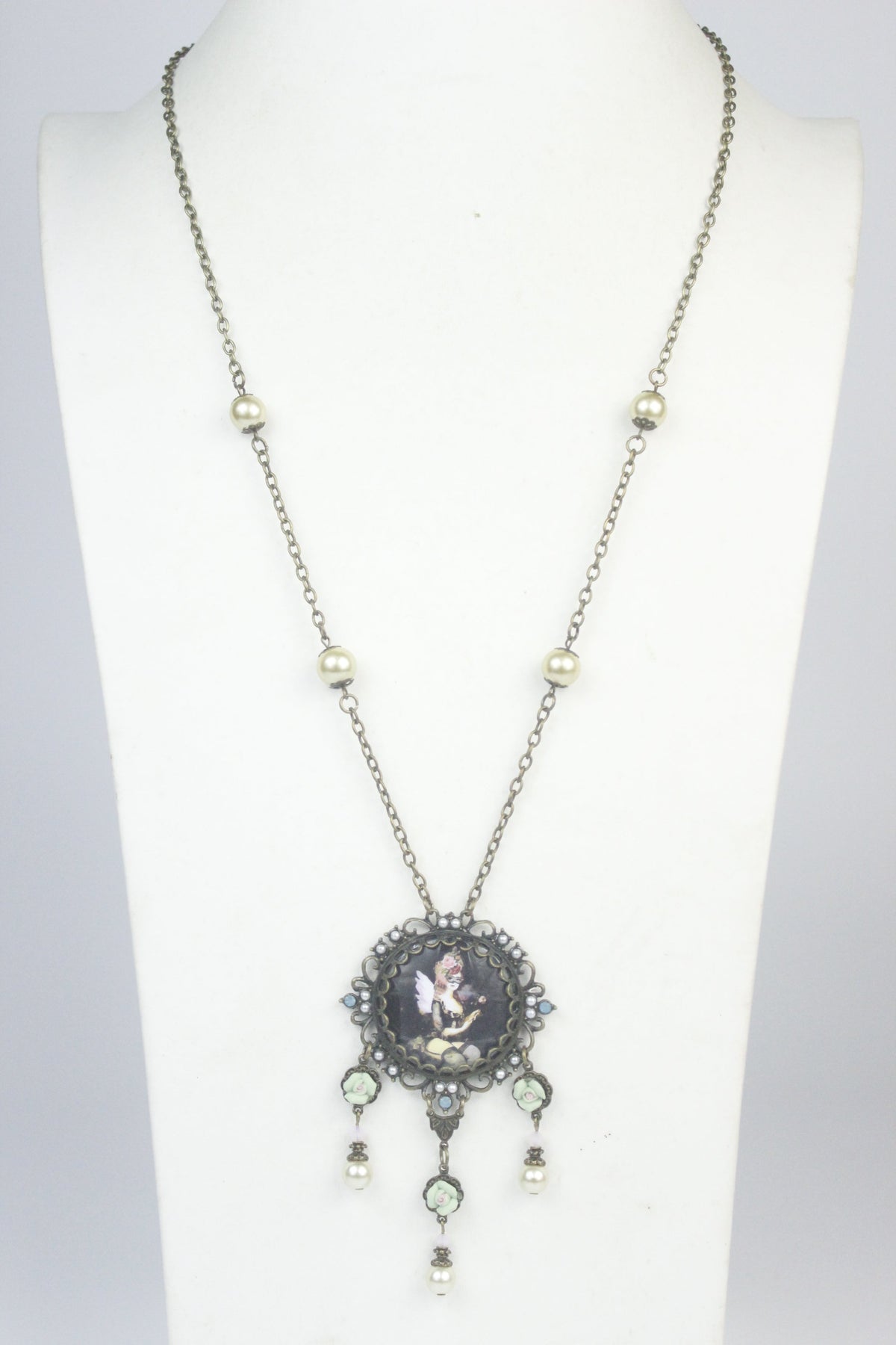 Beauty Painting Image Necklace N2578