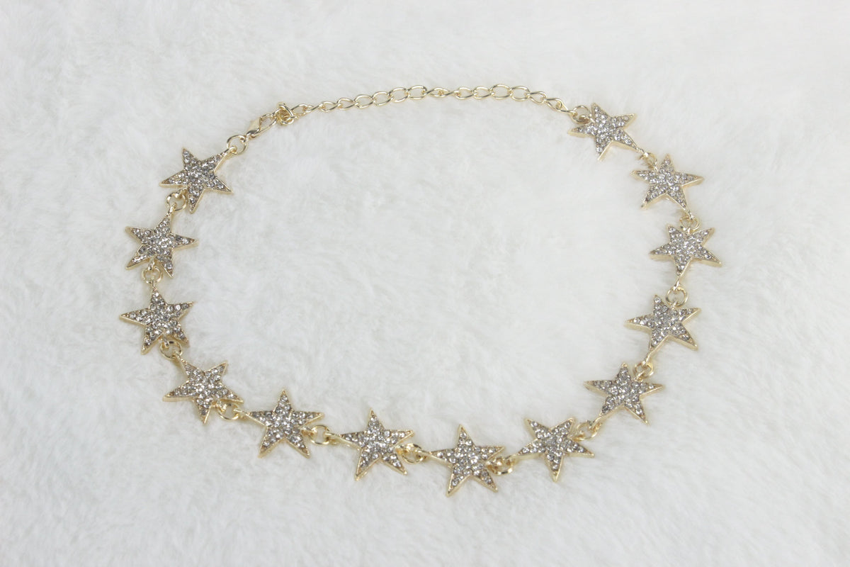 Five-pointed Star Collarbone Necklace N2590