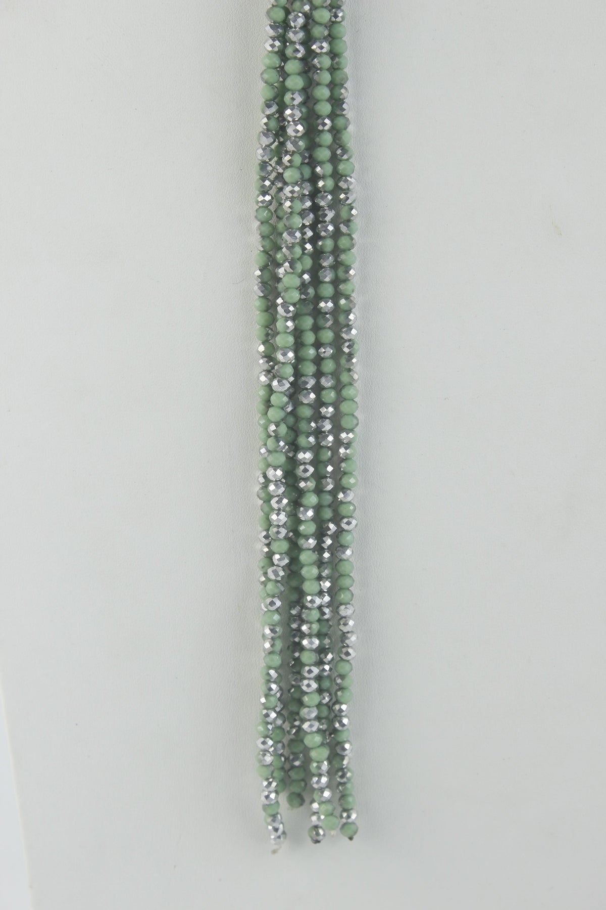 Long Crystal Beaded Necklace N2670