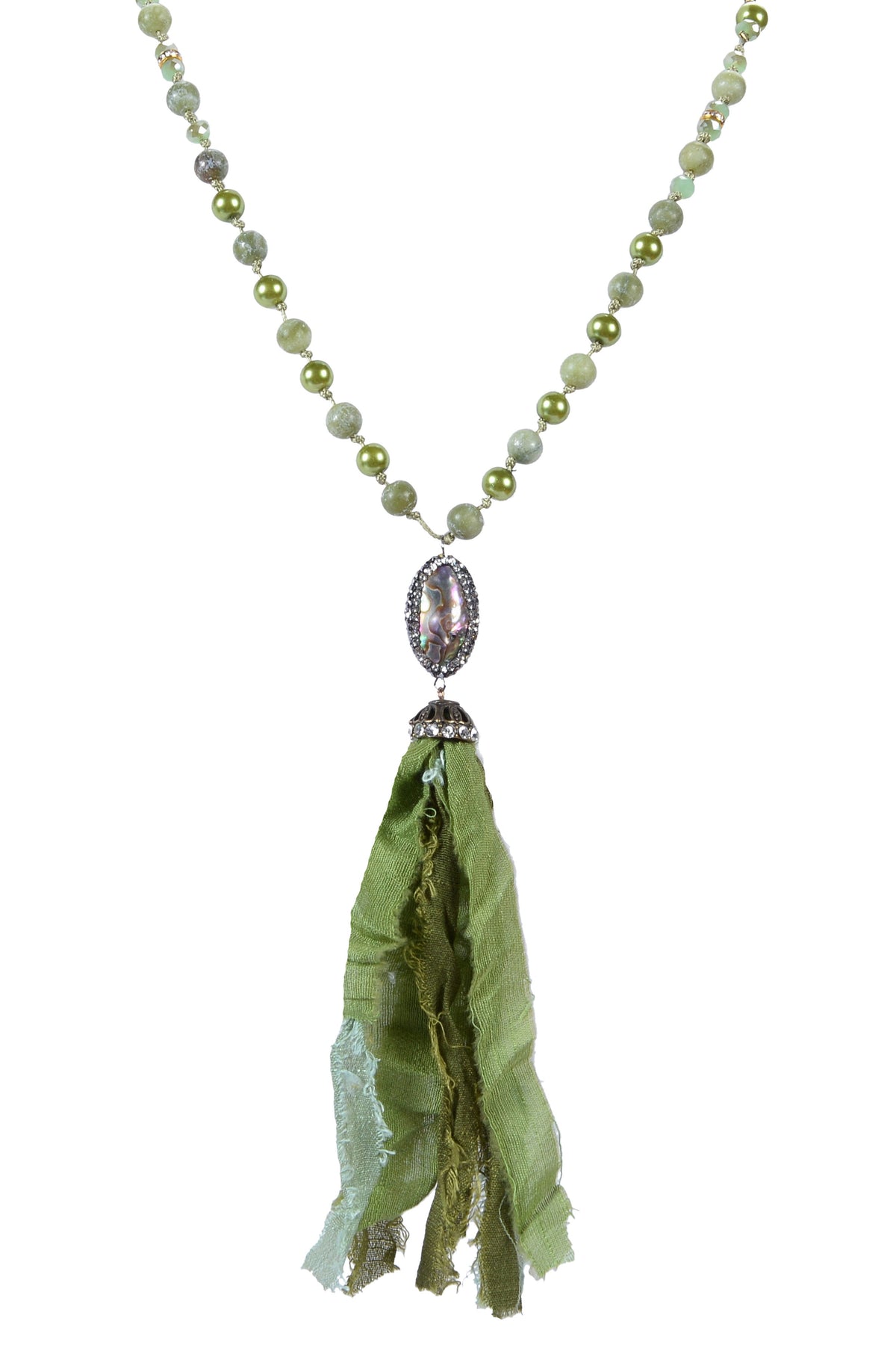 Fashion Crystal Tassel Necklaces N2906