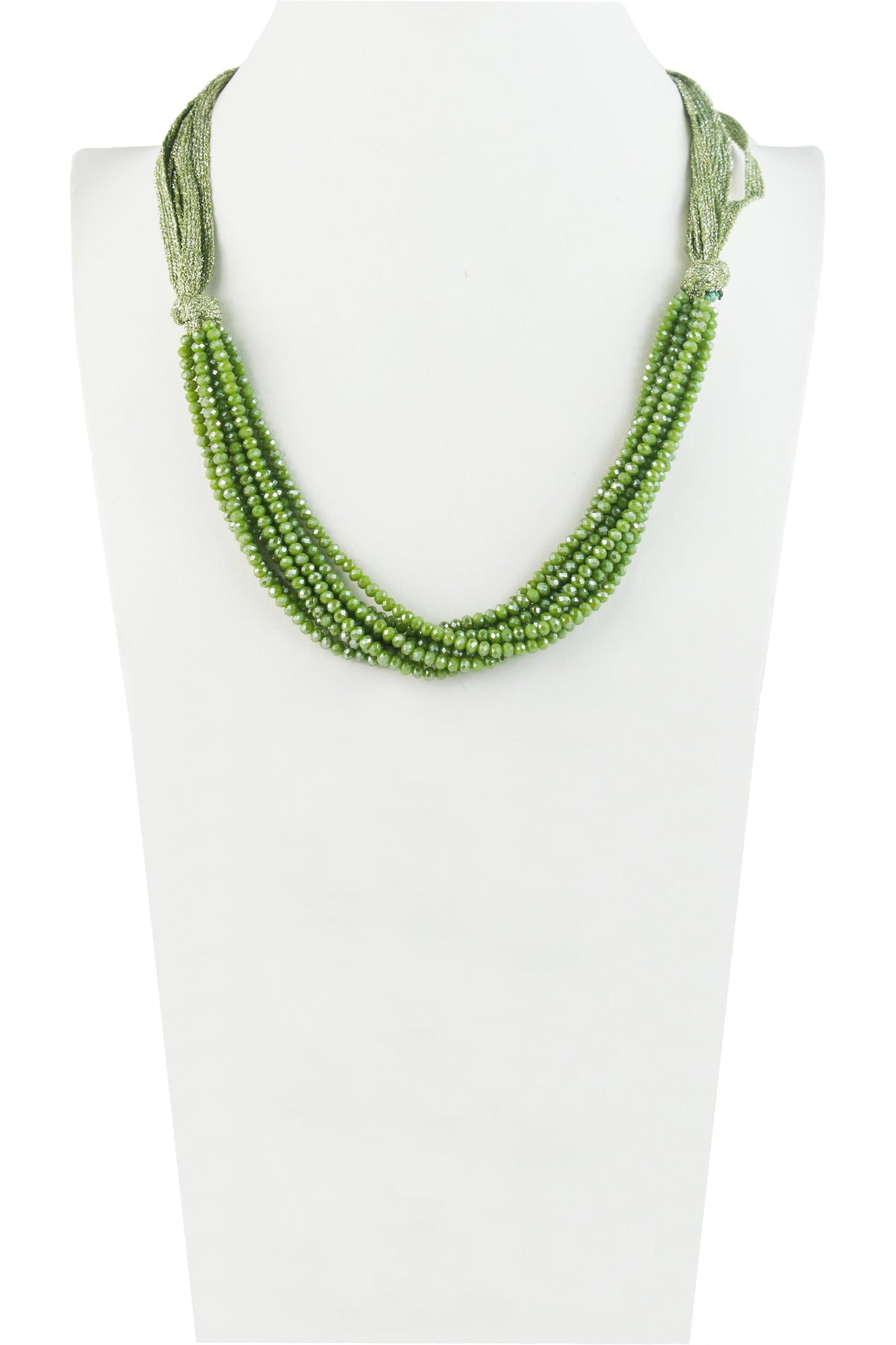 Charming Bohemian Crystal Bead Short Necklace N3031