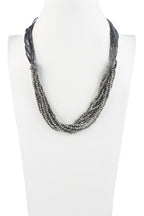 Charming Bohemian Crystal Bead Short Necklace N3031