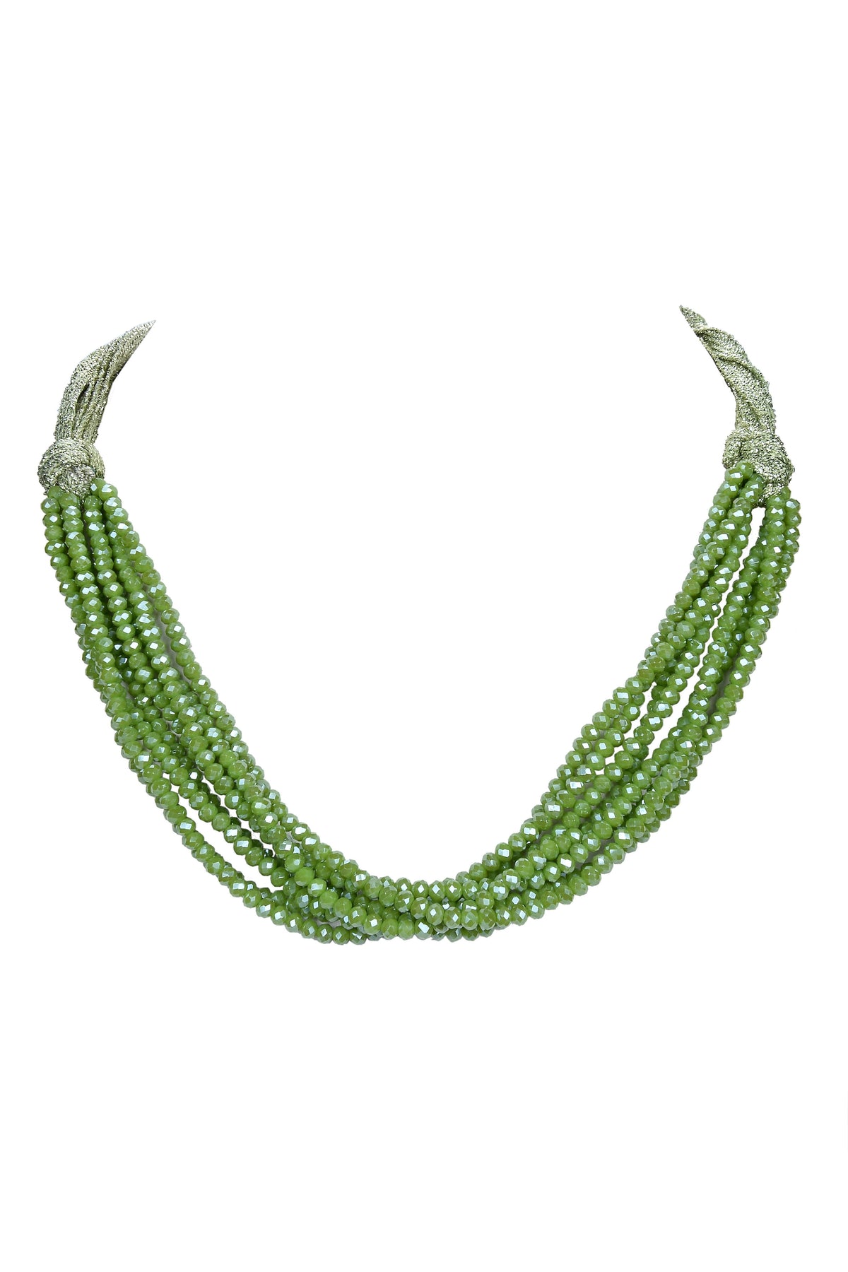 Charming Bohemian Crystal Bead Short Necklace N3031