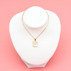 Alphabet Stainless Steel Necklace N3869