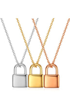 Locker Stainless Steel Necklace N3907