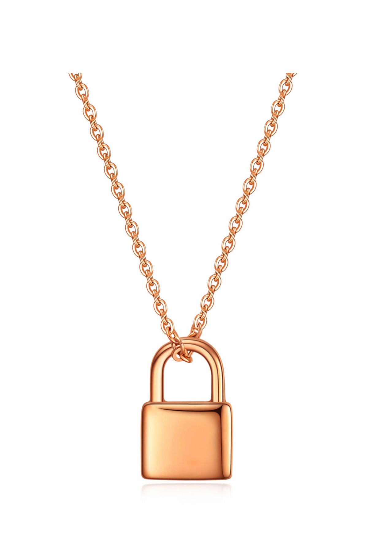 Locker Stainless Steel Necklace N3907