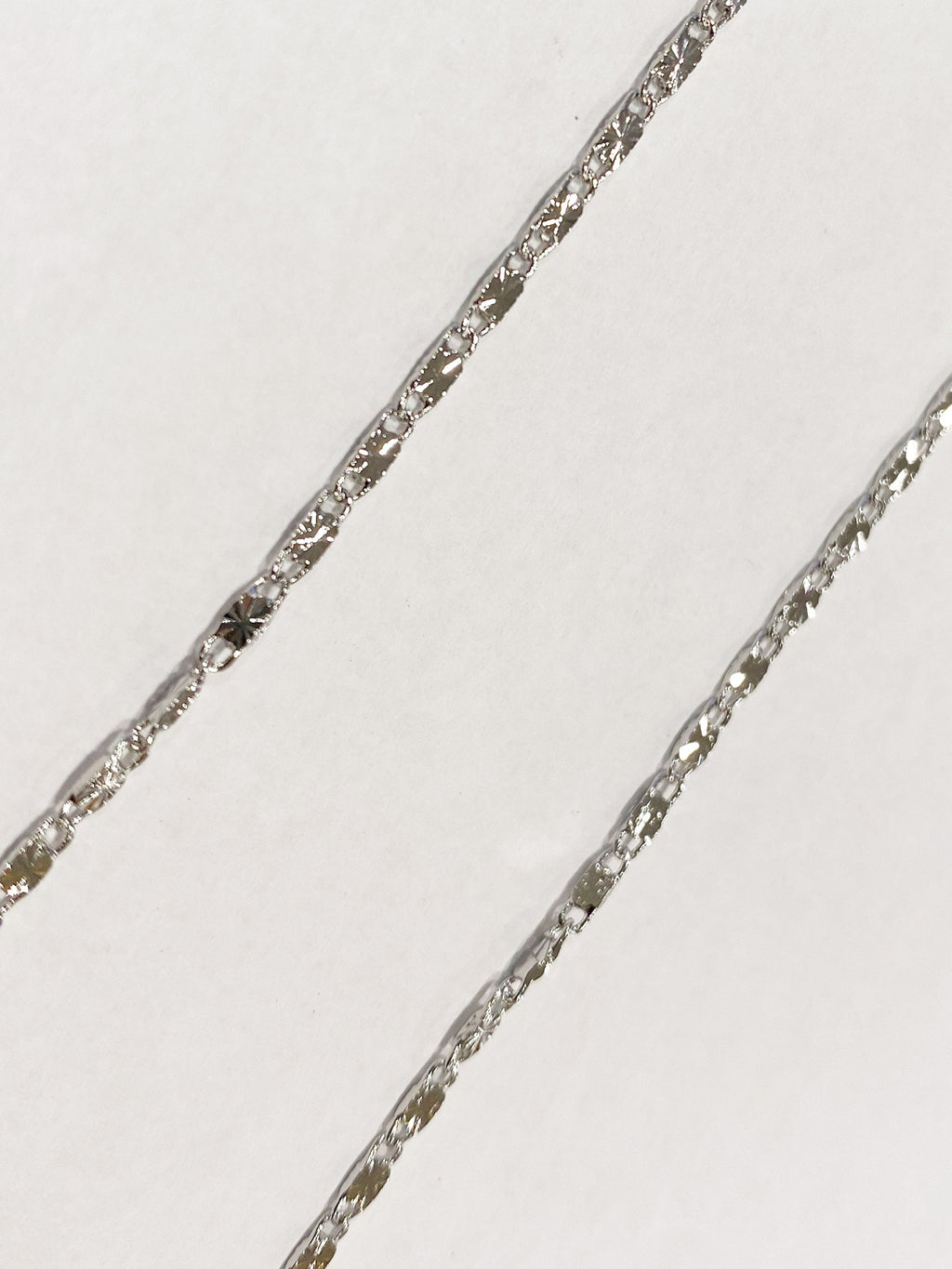 Pattern Tiles Alloy Chain Necklace N4100-18INCHES