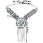 Bohemia Bead Tassel Necklace N4275
