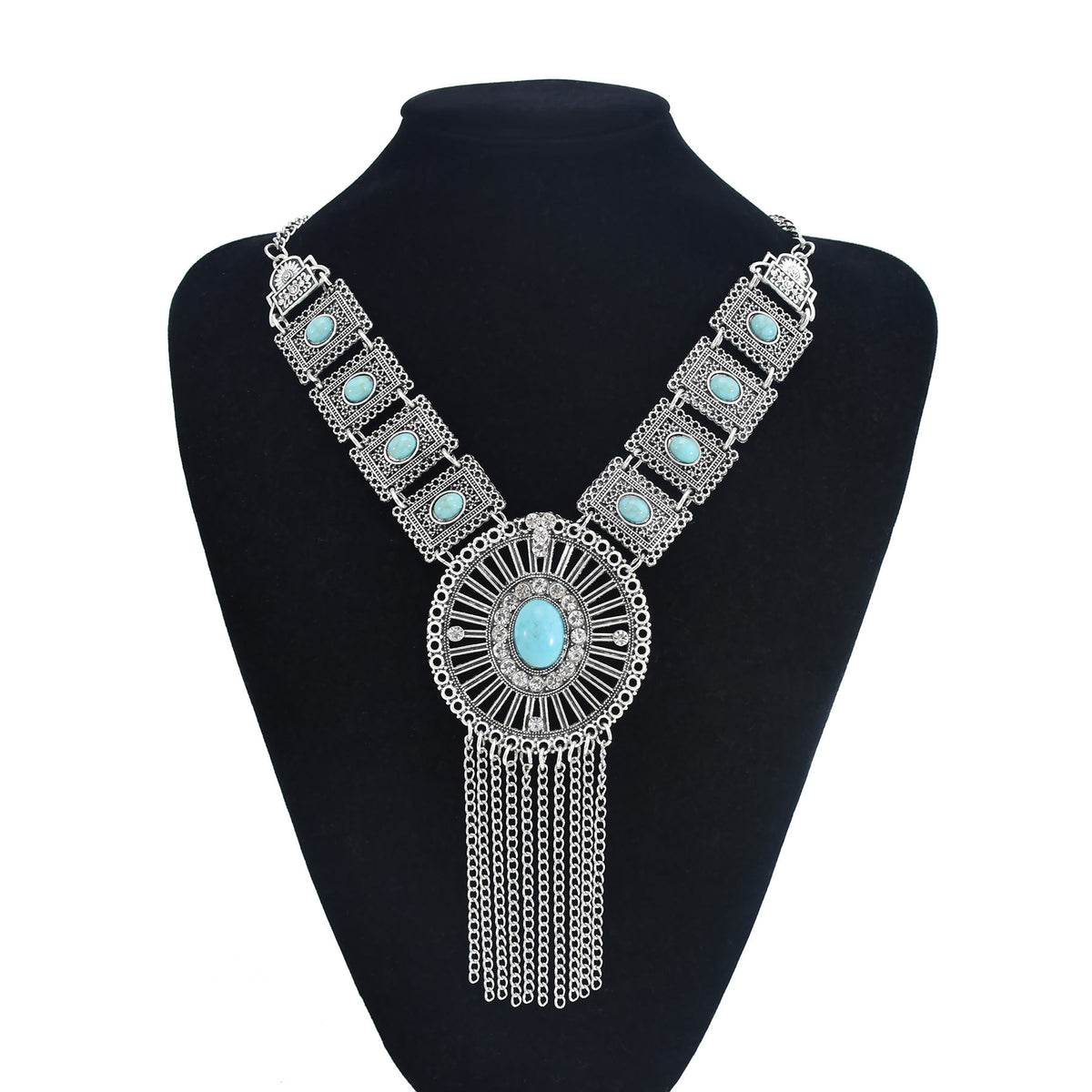 Bohemia Bead Tassel Necklace N4275