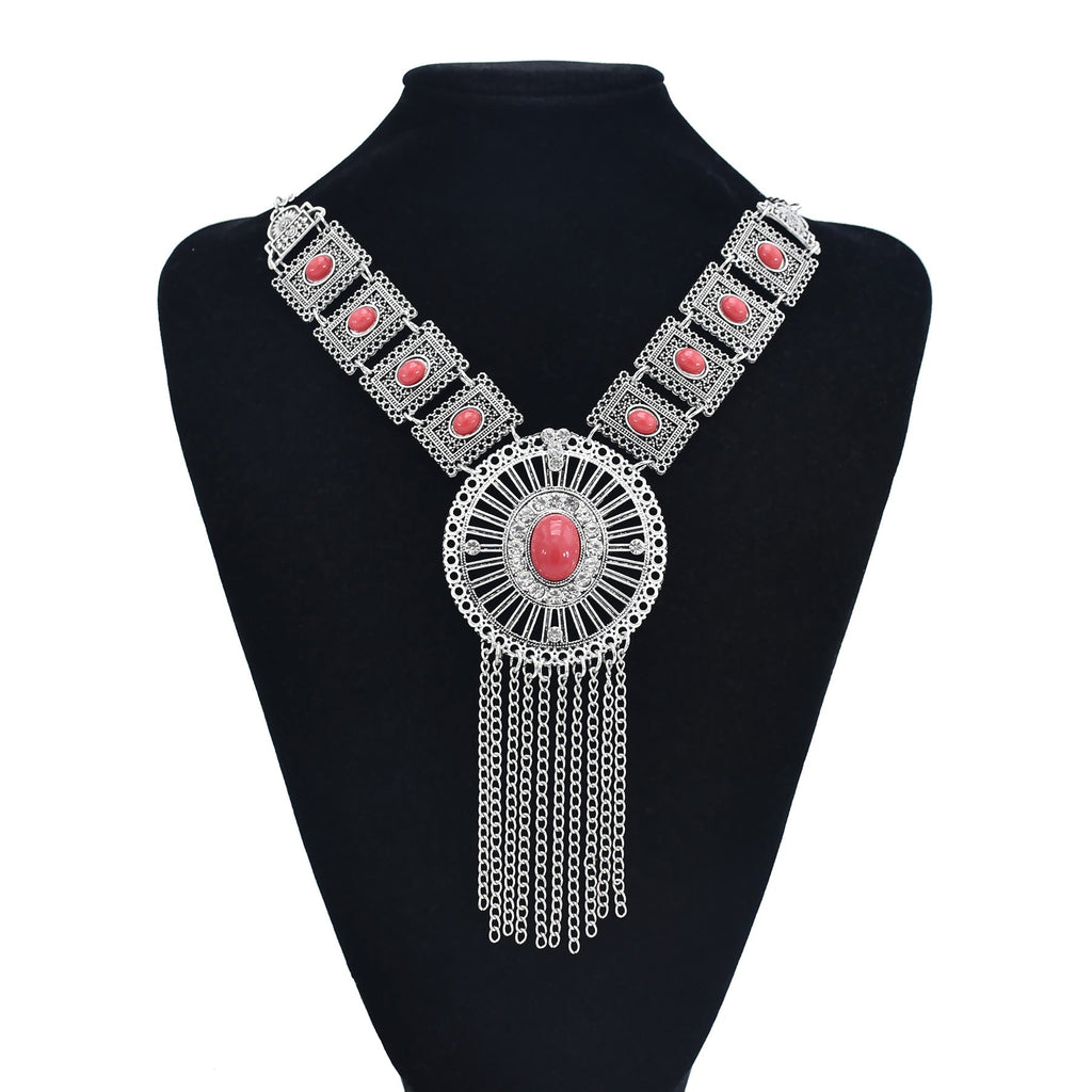 Bohemia Bead Tassel Necklace N4275