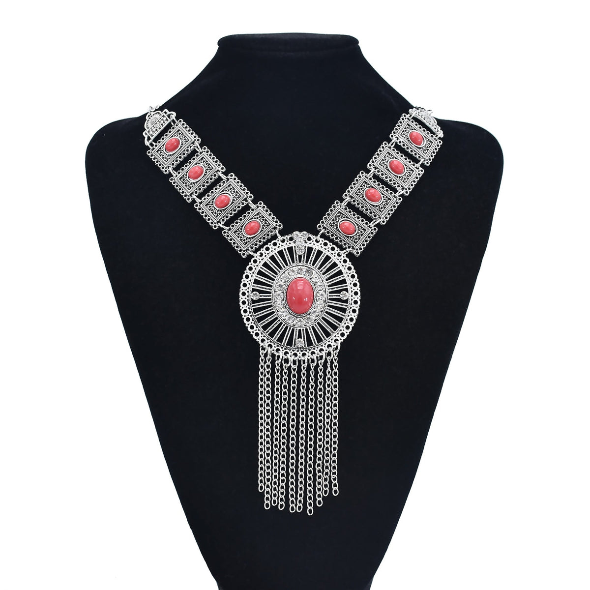 Bohemia Bead Tassel Necklace N4275