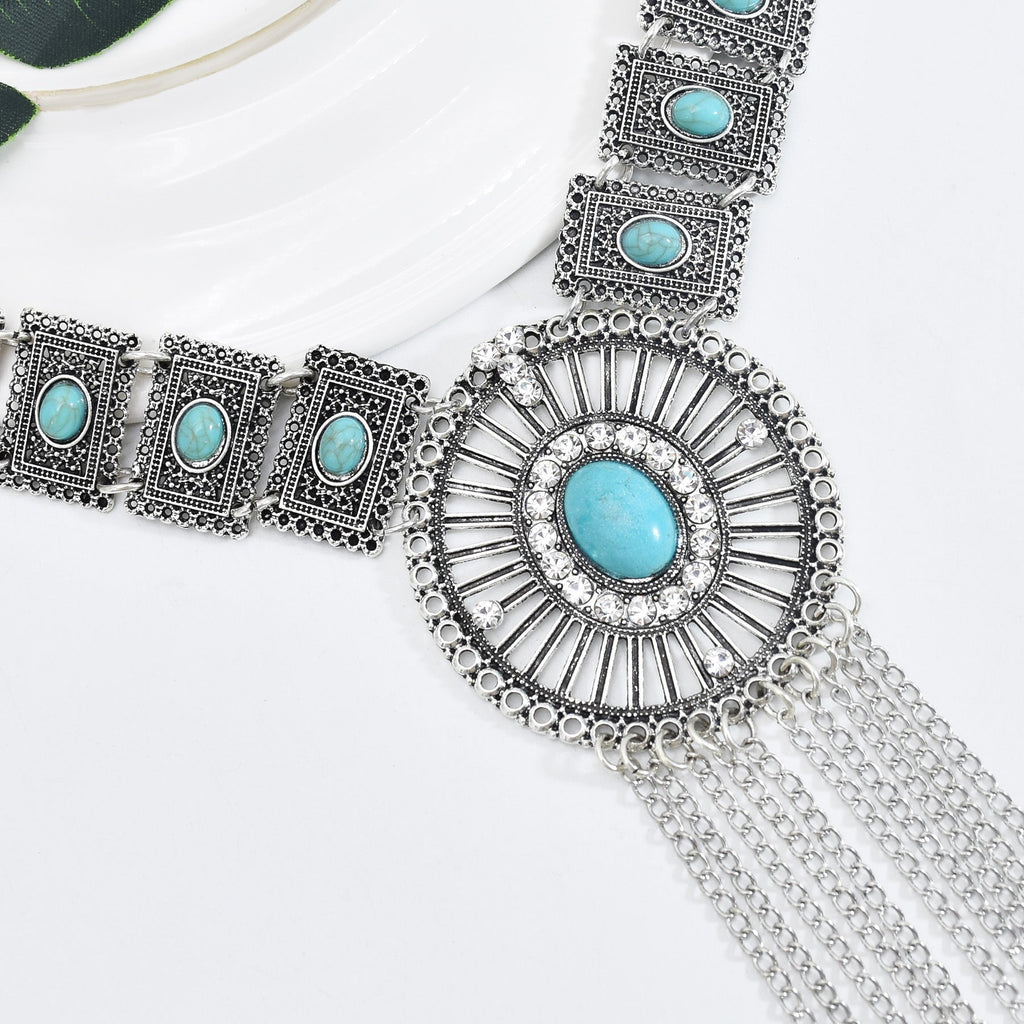 Bohemia Bead Tassel Necklace N4275