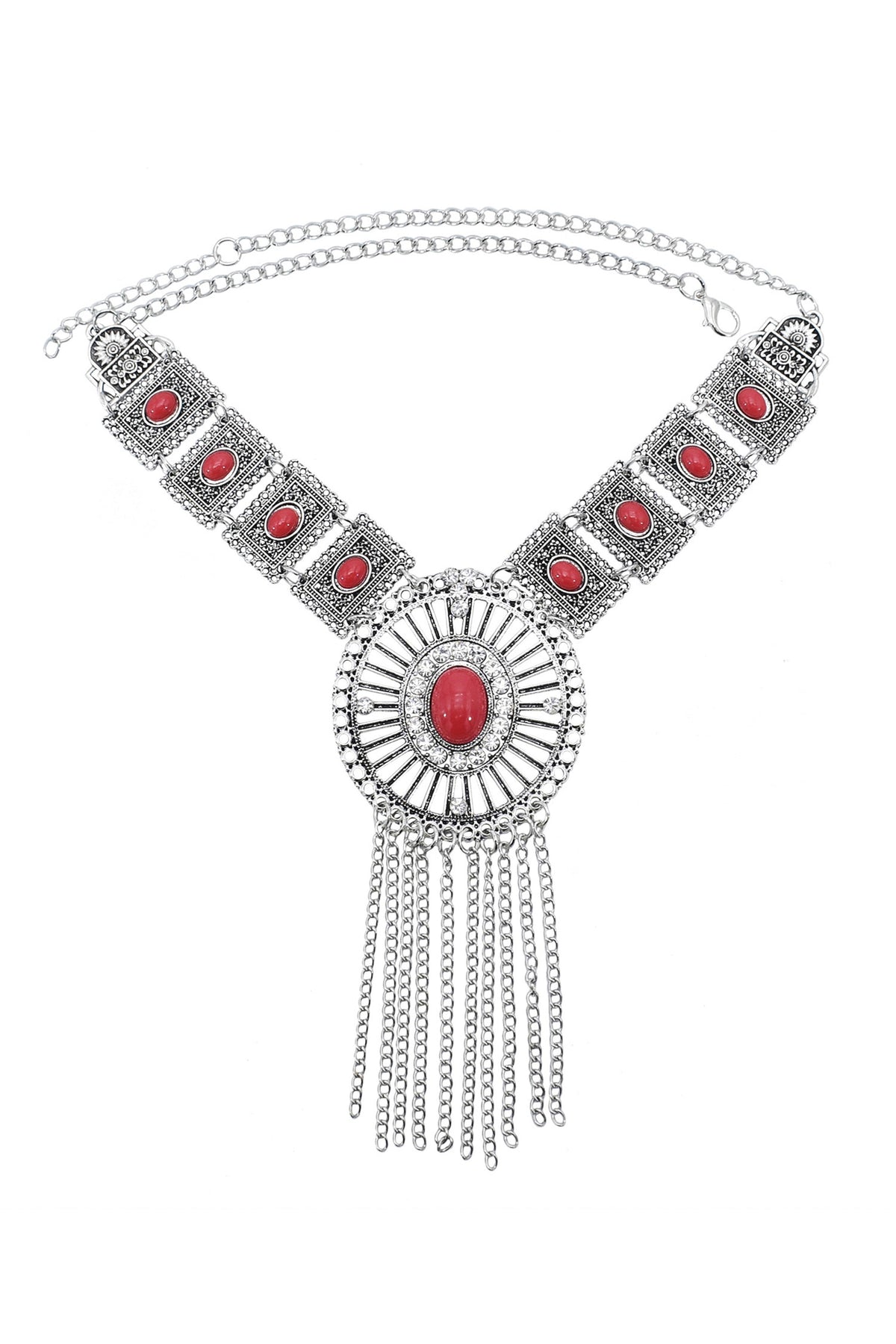 Bohemia Bead Tassel Necklace N4275