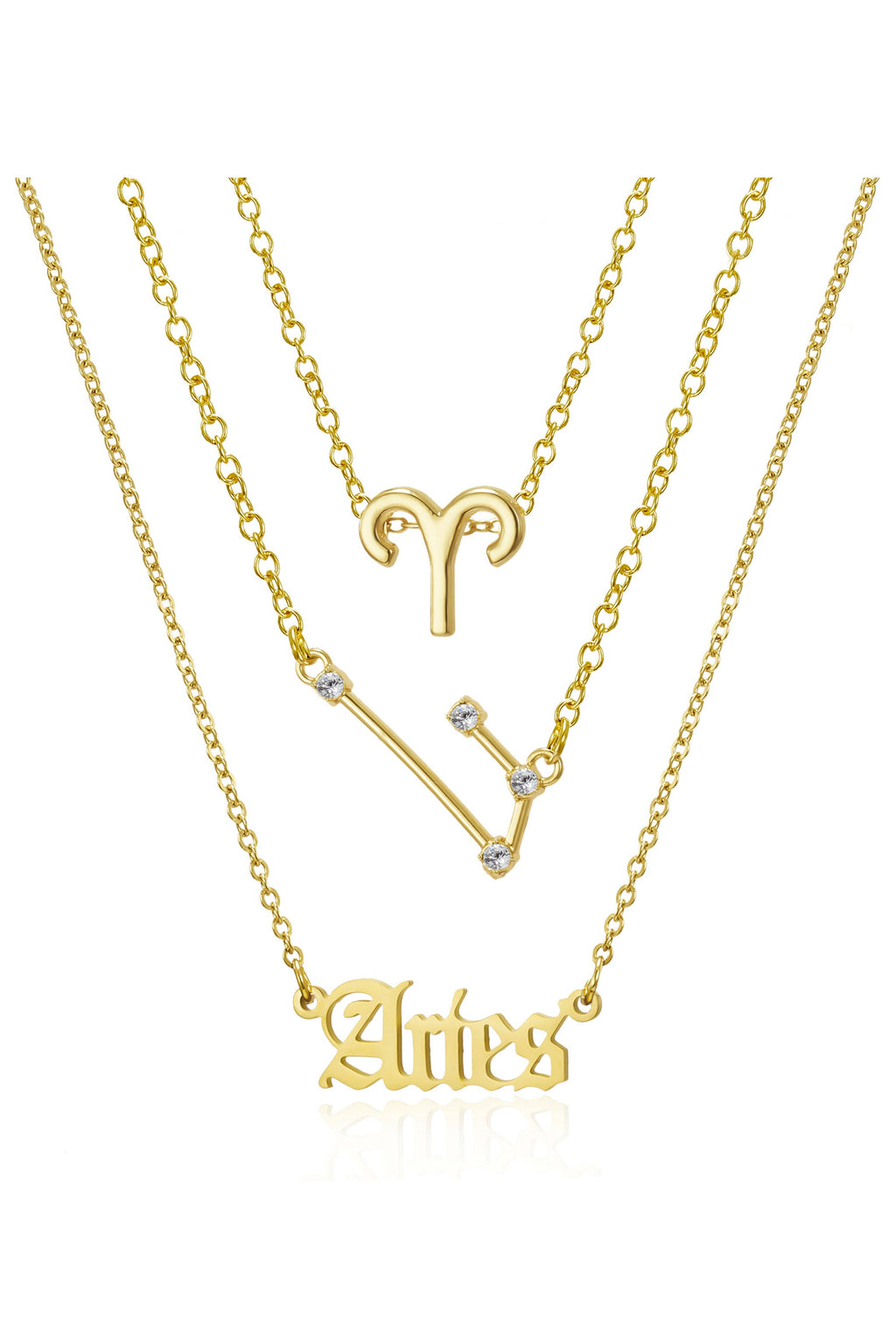 Aries Alloy Necklace Set N4331
