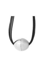Ball Alloy Leather Necklace N4425