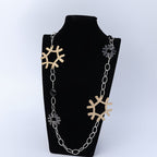 Snowflake Chain Alloy Necklace N4707