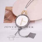 Clock Pendant Leather Necklace N4708