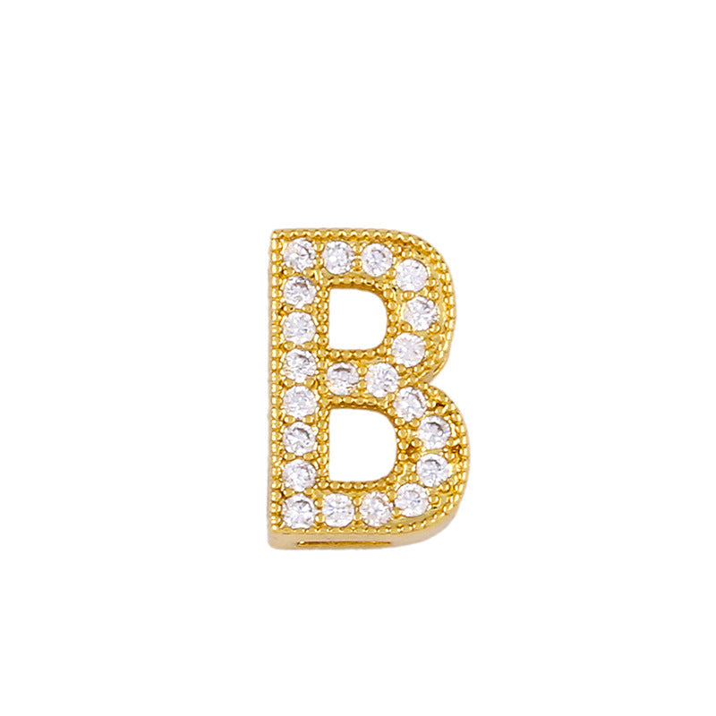 Alphabet Cubic Zirconia Necklace N4945