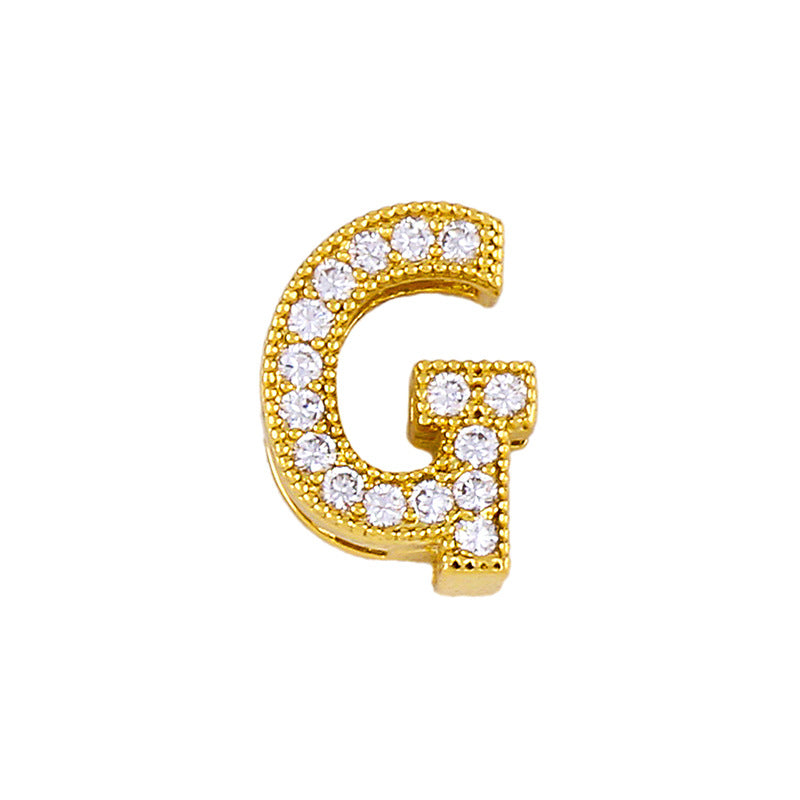 Alphabet Cubic Zirconia Necklace N4945