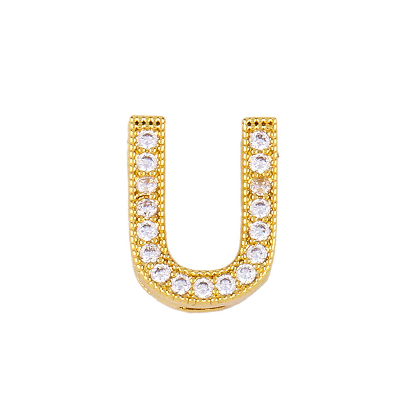 Alphabet Cubic Zirconia Necklace N4945