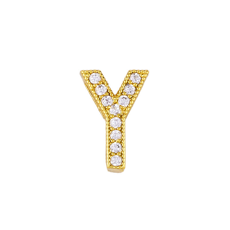 Alphabet Cubic Zirconia Necklace N4945
