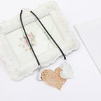 Heart Pu Leather Necklace N5007