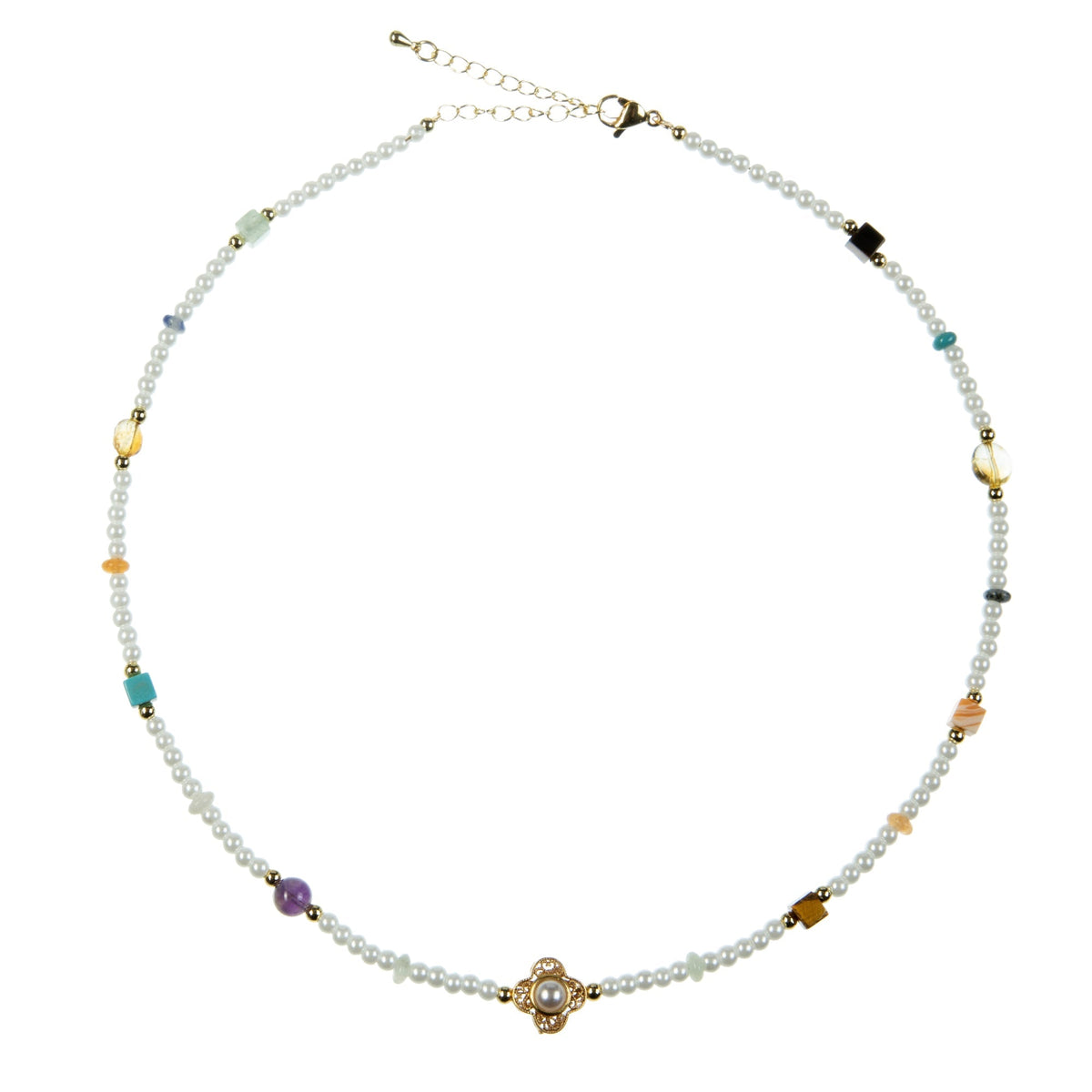 Chinese Style Bead Glasses Bead Necklace N5334