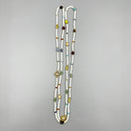 Pearl Natural Stone Bead Long Necklace N5335 - view 5