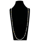 Pearl Natural Stone Bead Long Necklace N5335 - view 10