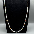 Pearl Natural Stone Bead Long Necklace N5335 - view 11