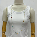 Pearl Natural Stone Bead Long Necklace N5335 - view 3