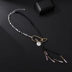 Geometry Alloy Tassel Necklace N5380