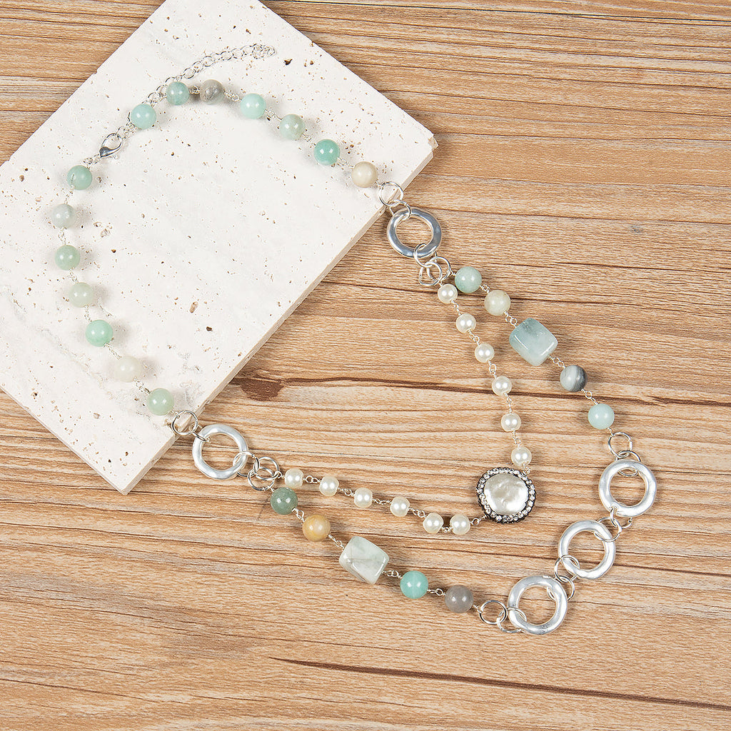 Mixed Stones Necklace Set N5652