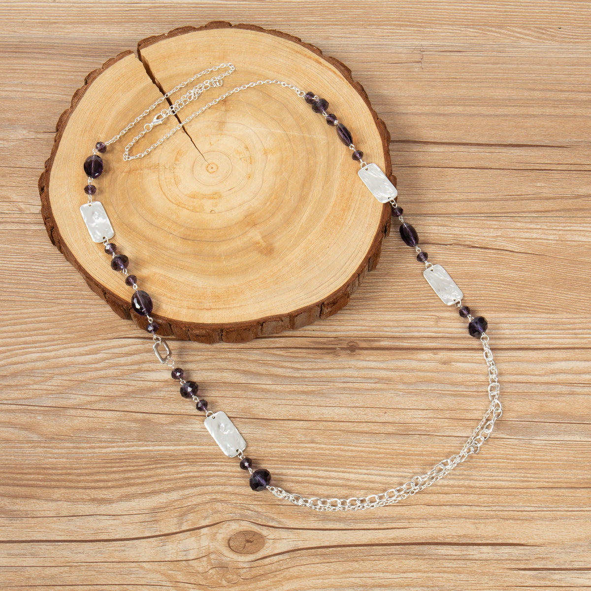 Crystal Alloy Necklace N5815 - view 2