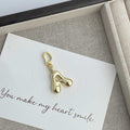 Alphabet Alloy Pendant P0676 - A