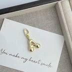 Alphabet Alloy Pendant P0676 - A