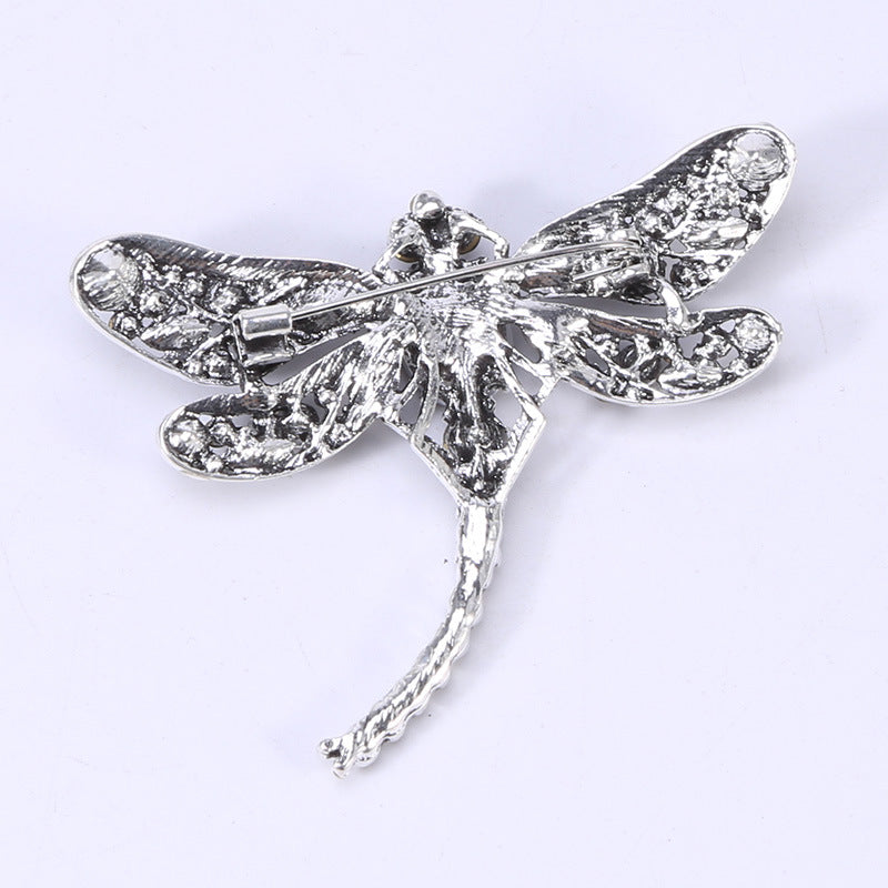Rhinestone Dragonfly Brooch PA3211 - Small - view 13