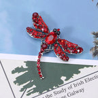 Rhinestone Dragonfly Brooch PA3211 - Small - view 10