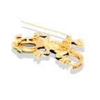 Lizard Rhinestone Brooch PA3314